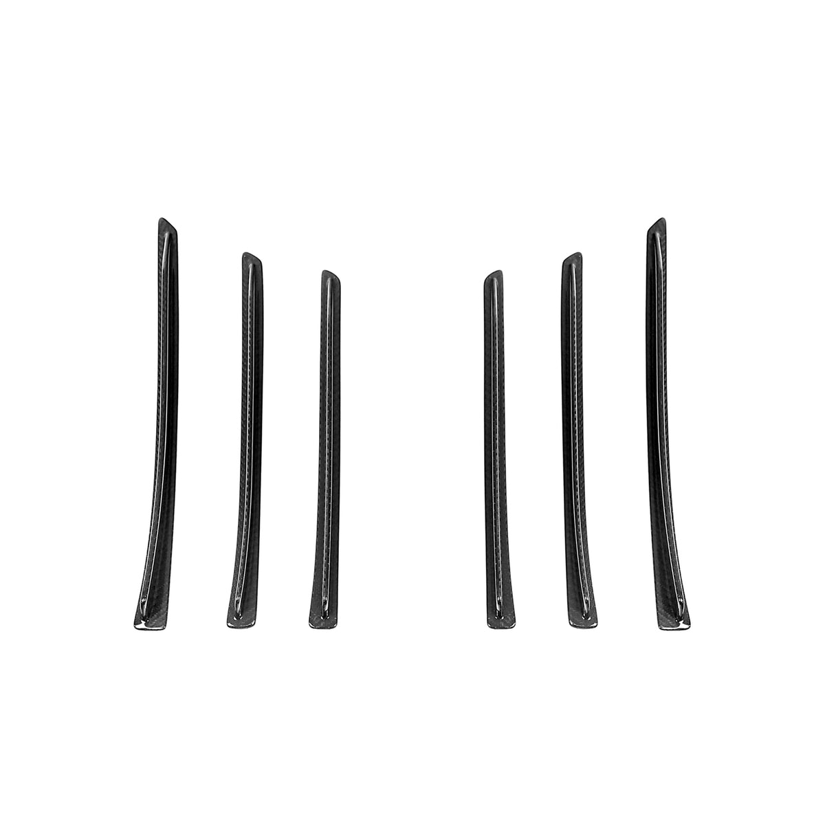 SR EVO-X Dry Carbon Fiber Central Roof Fins [PORSCHE 992 GT3 RS ...