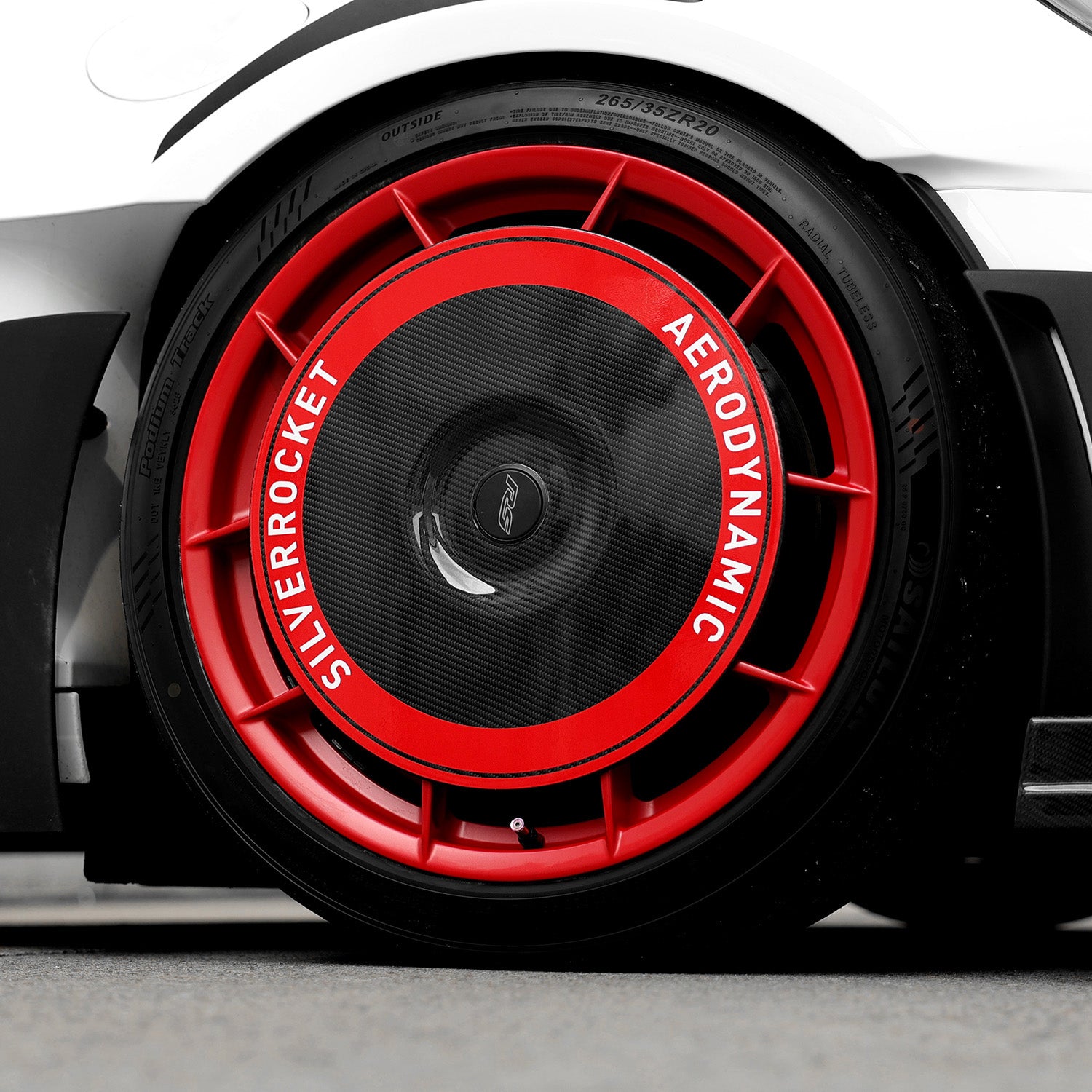SR DRY CARBON FIBER AERODISC (for OEM MAGNESIUM FRONT RIMS