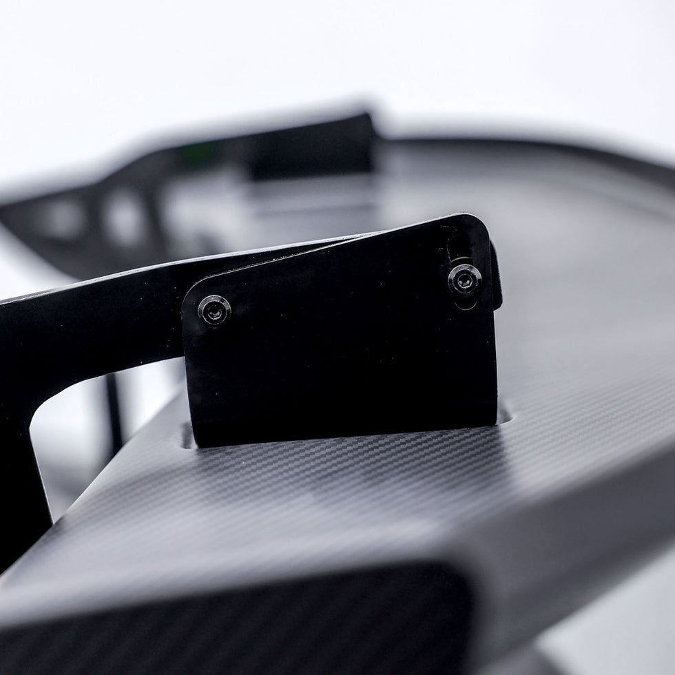 SR GT4 3-INCH SWAN NECK WING RISER - OEM 2017 ALUMINIUM [PORSCHE 718 G ...