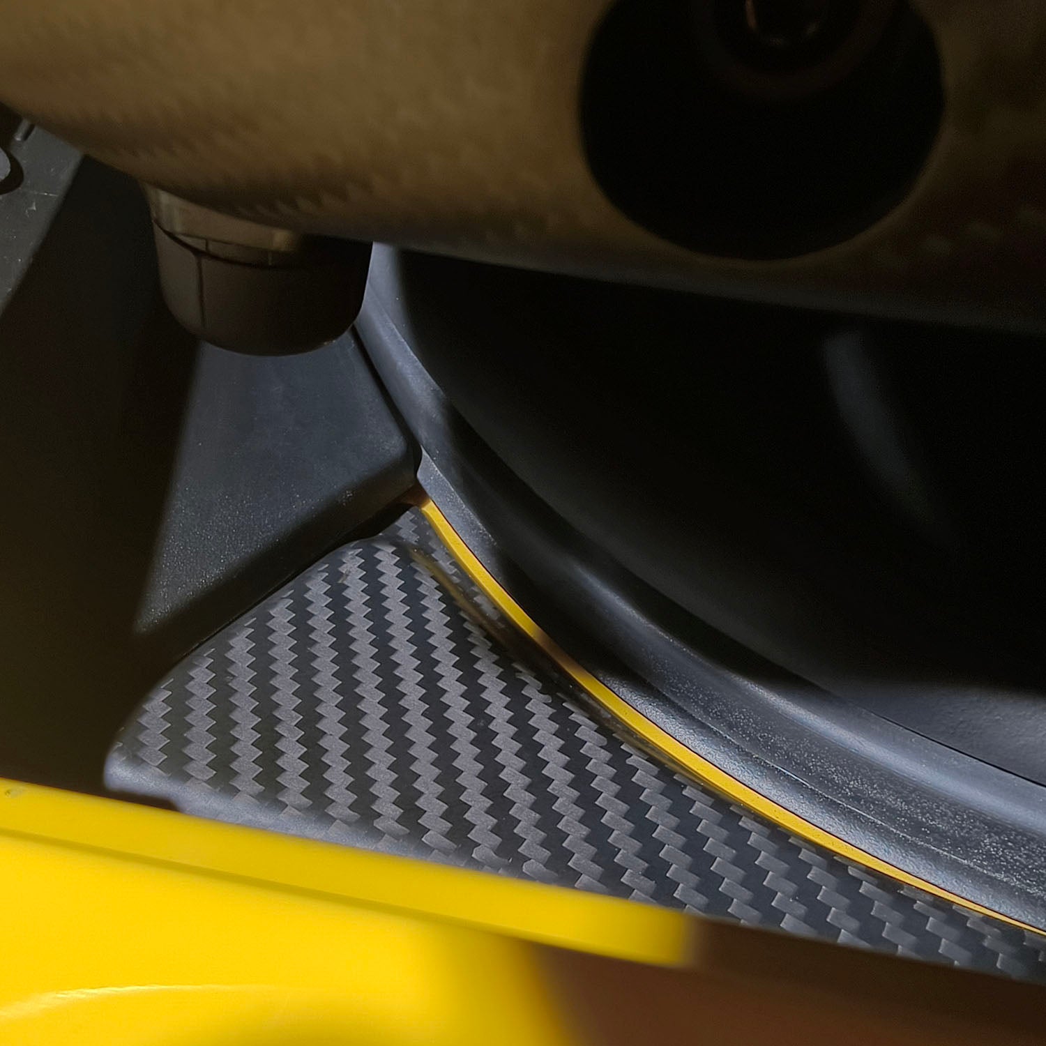 SR WING SUPPORT BODY REINFORCEMENT DRY CARBON FIBER PLATES