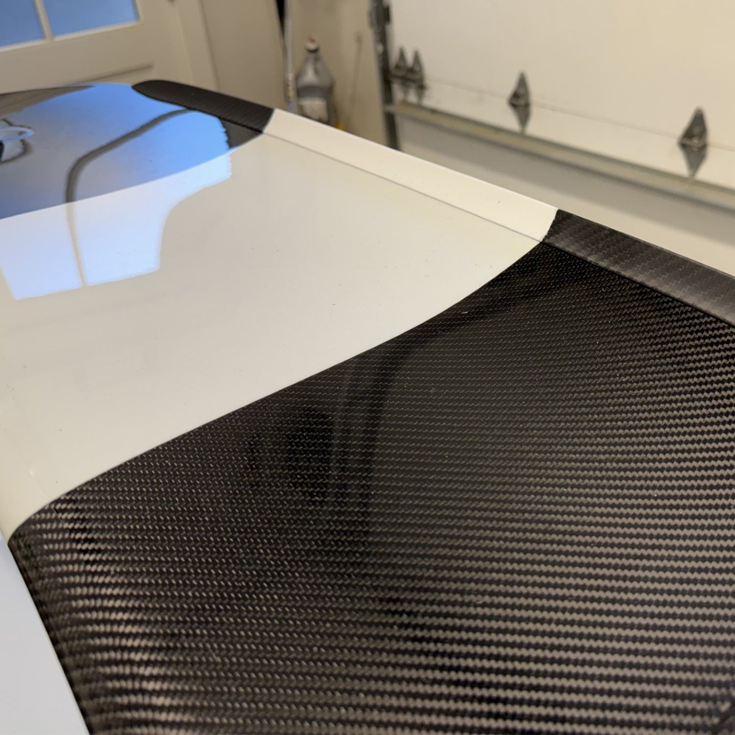 メーリーカーボン SR DRY CARBON FIBER MINI GURNEY FLAP FOR GT4 RS OEM WING [PORSCHE